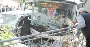 Konya'da işçi servisi ile belediye otobüsü çarpıştı: Çok sayıda yaralı var
