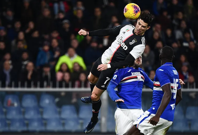 Cristiano Ronaldo, Sampdoria - Juventus maçına damga vurdu! Hafızalardan çıkmayacak gol!