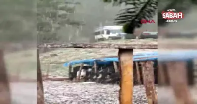 Adana’da ceviz büyüklüğünde dolu yağdı