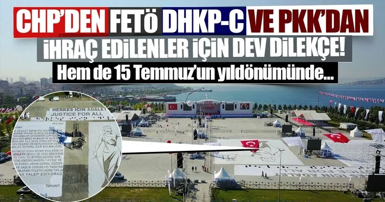 CHP’den FETÖ, DHKP-C ve PKK’dan ihraç edilenler için dev dilekçe