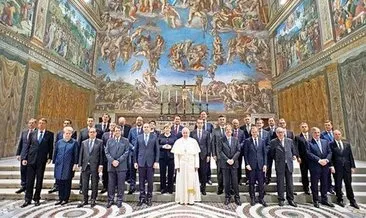 AB liderleri Papa’nın huzurunda!