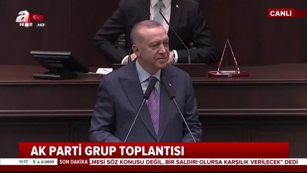 Cumhurbaşkanı Erdoğan, AK PArti Grup Toplantısı'nda önemli açıklamalarda bulundu (19 Şubat 2020 Çarşamba) | Video