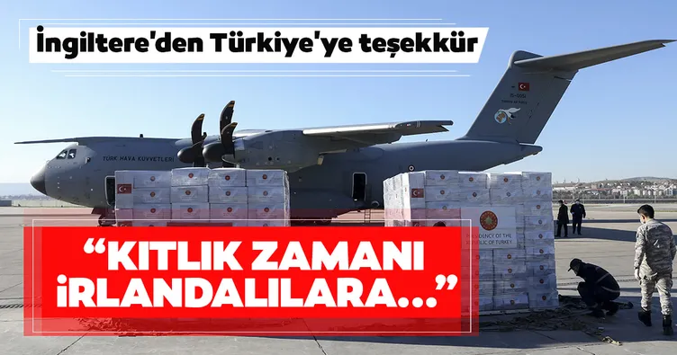 İngiltere’den Türkiye’ye teşekkür