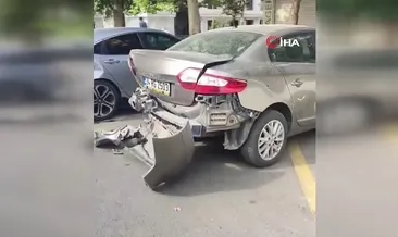Batman'da otomobil park halindeki 2 araca çarptı: Sürücü kaçtı #batman