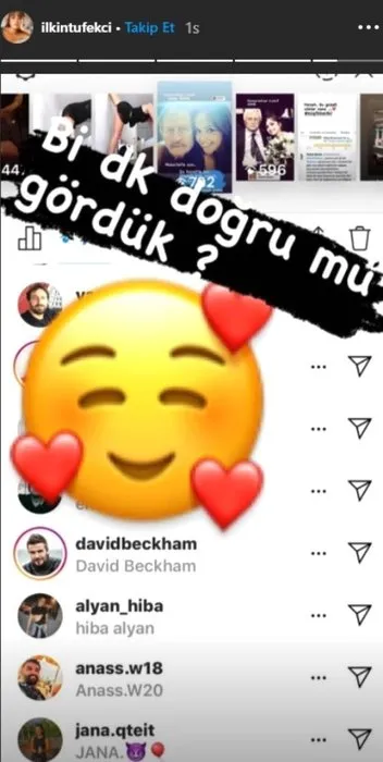 David Beckham’ın markajından Türk oyuncu var! Güzel oyuncu İlkin Tüfekçi paylaşımlarıyla David Beckham’ın da dikkatini çekti...