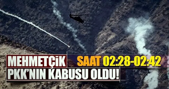 PKK’ya ait hedefler hava harekatıyla imha edildi