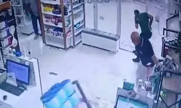 Malatya'da korkutan olay: Fırtına eczanenin camlarını patlattı! O anlar kamerada... #malatya