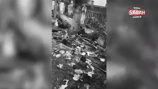 İsrail'in vurduğu hastanede çekilen görüntüler, katliamın boyutunu gözler önüne serdi | Video