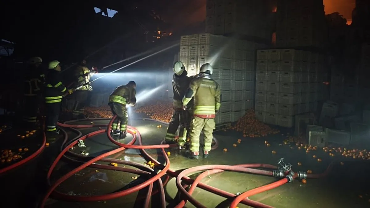 Paketleme fabrikasında yangın: 1 ölü