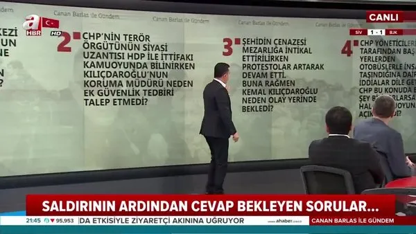 Kemal Kılıçdaroğlu'na saldırının ardından cevap bekleyen sorular