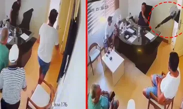 Mersin'de kasklı dehşet! Tatil sitesinin başkanına silahlı saldırı: O anlar kamerada #mersin