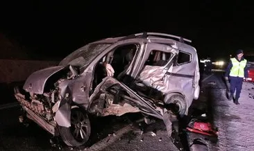 Diyarbakır’da feci kaza! Hafif ticari araç ile otomobil çarpıştı: 6 yaralı