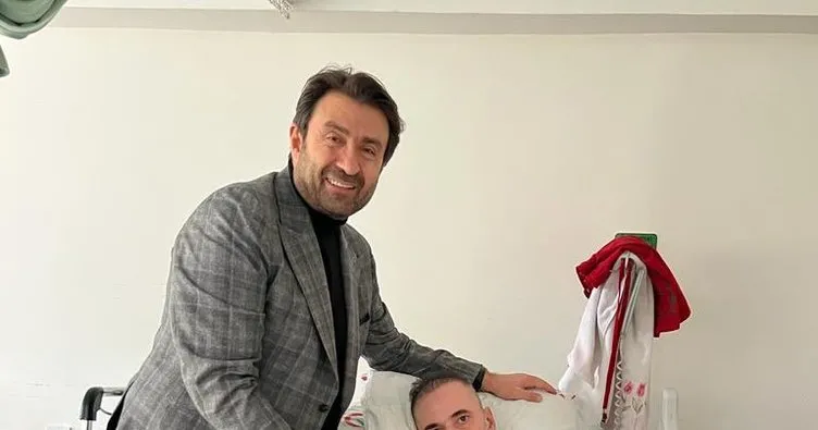 TFF Başkan Vekili Murat Aksu, tedavi gören Ersen Martin’i ziyaret etti