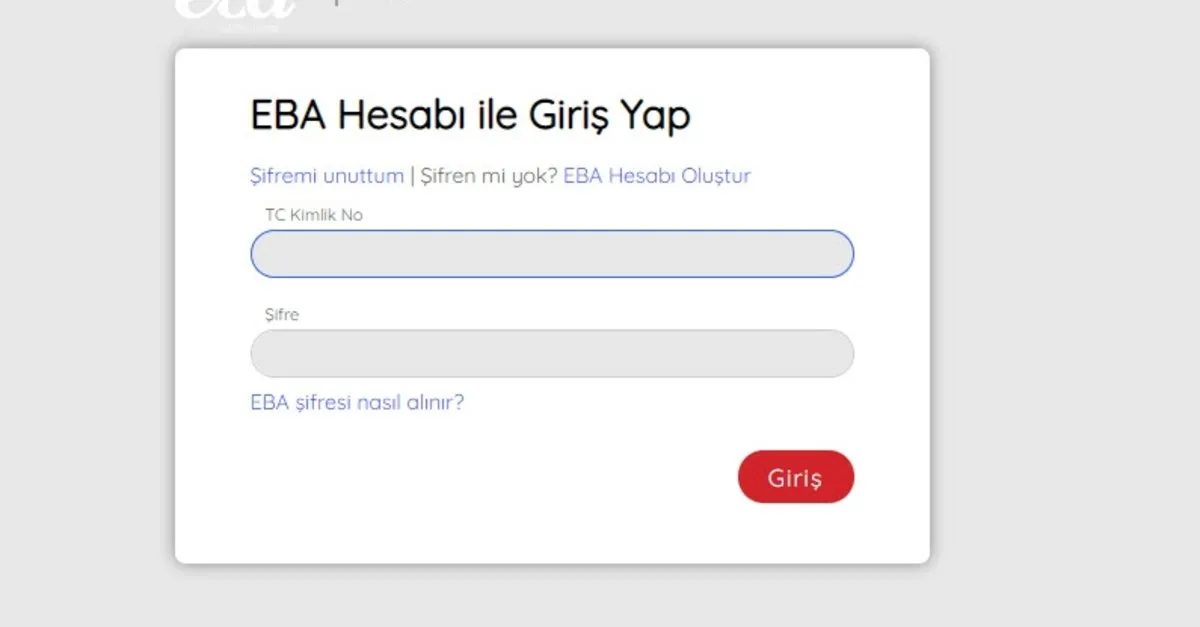 Eba Giris Yapma Ekrani Eba Ogrenci Girisi Nasil Yapilir Iste Adim Adim Sifre Alma Ve Hesap Olusturma Egitim Haberleri