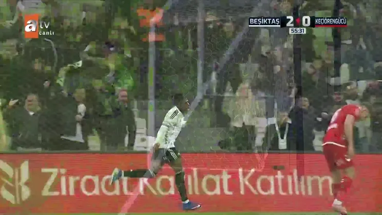 GOL | Beşiktaş 2-0 Ankara Keçiörengücü