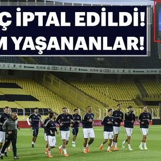 Son dakika haberi: Fenerbahçe - Beşiktaş maçı iptal edildi!