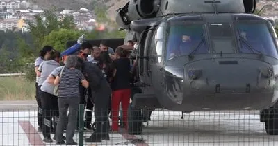 Yaşlı adamın vurduğu ve ağır yaralanan mali müşavir helikopterle Elazığ’a götürüldü #tunceli