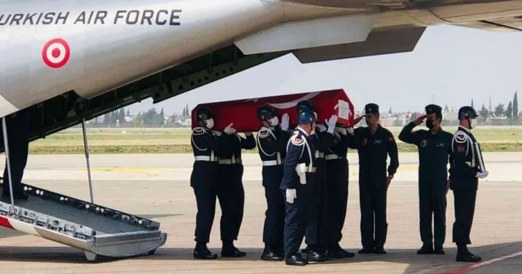Şehit Jandarma Teğmen Akdeniz’in cenazesi Adana’ya getirildi