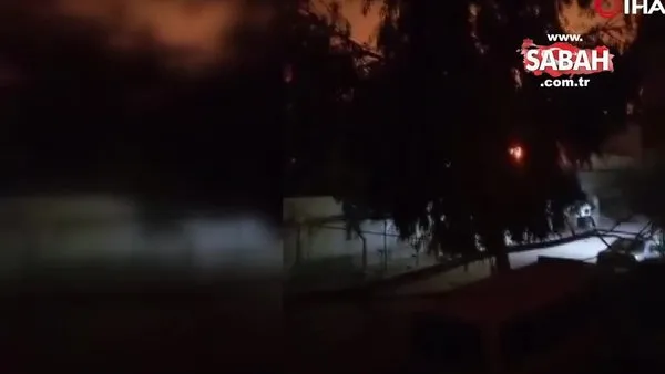 Şam yakınlarına hava saldırısı düzenlendi | Video