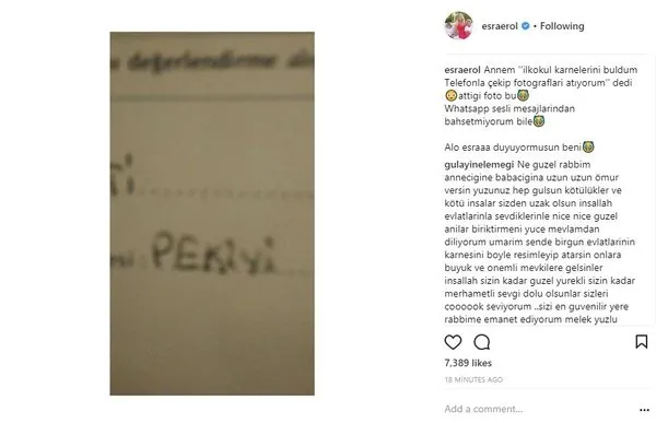 Ünlülerin Instagram paylaşımları (28.12.2017)