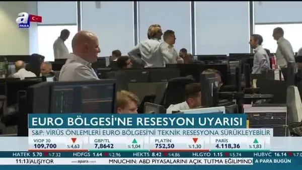 Euro Bölgesi için resesyon uyarısı