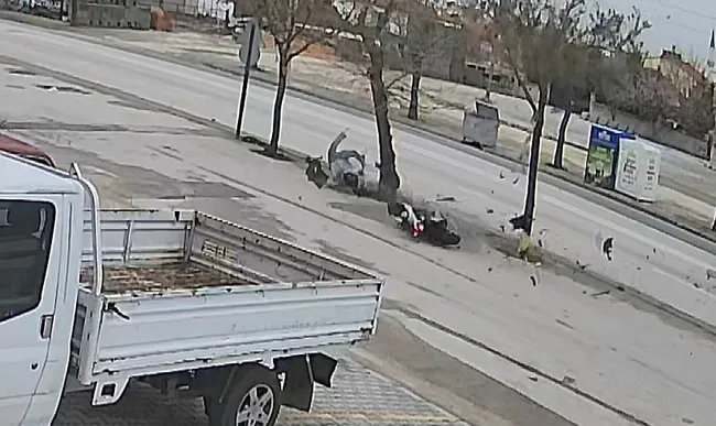 Kaza anı görüntüsü