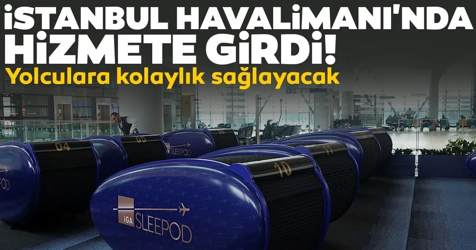 Istanbul Havalimani Nda Uyku Kabini Hizmeti Basladi Ekonomi Haberleri