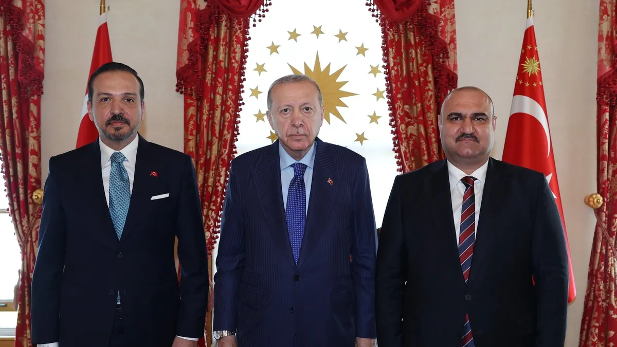 Başkan Erdoğan, Kerkük Valisi Ağa’yı kabul etti Başkan Erdoğan, Kerkük Valisi Ağa’yı kabul etti