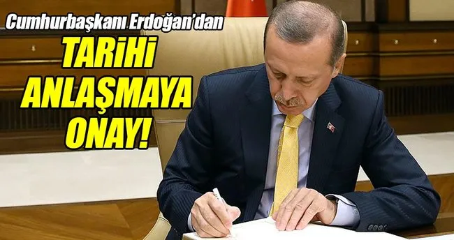 Cumhurbaşkanı Erdoğan’dan kanun onayı!