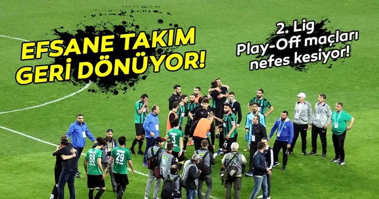 TFF 2. Lig Play-Off Yarı Finalleri belli oldu! Sakaryaspor...