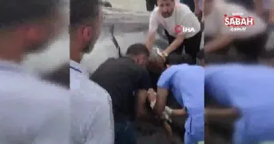 Arnavutköy’de otomobil takla attı: 1 yaralı | Video
