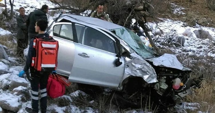 Bingöl’de otomobil şarampole yuvarlandı: 1 ölü