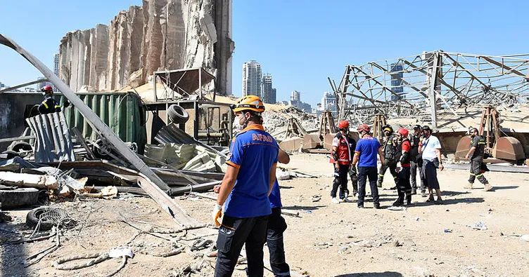 Türk ekiplerı Beyrut Limanı’nda