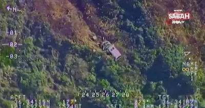 ABD’de uçurumda mahsur kalan sürücü 2 gün sonra kurtarıldı | Video