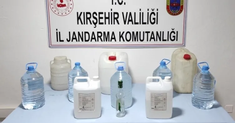 Kırşehir’de sahte içki operasyonu