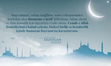 Başkan Erdoğan’dan Ramazan paylaşımı