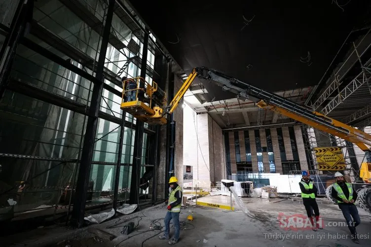 Taksim’deki Atatürk Kültür Merkezi inşaatının yüzde 86’sı tamamlandı