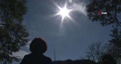 Güneş tutulmasını izlemek isteyenler Çamlıca Tepesi’ne koştu | Video