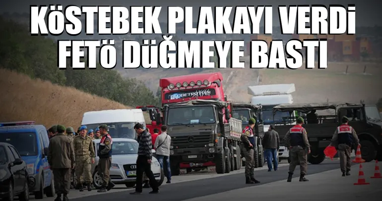 Köstebek plakayı verdi FETÖ düğmeye bastı