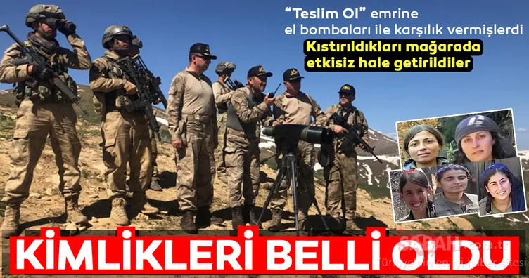 Etkisiz hale getirilen teröristlerin kimlikleri belli oldu