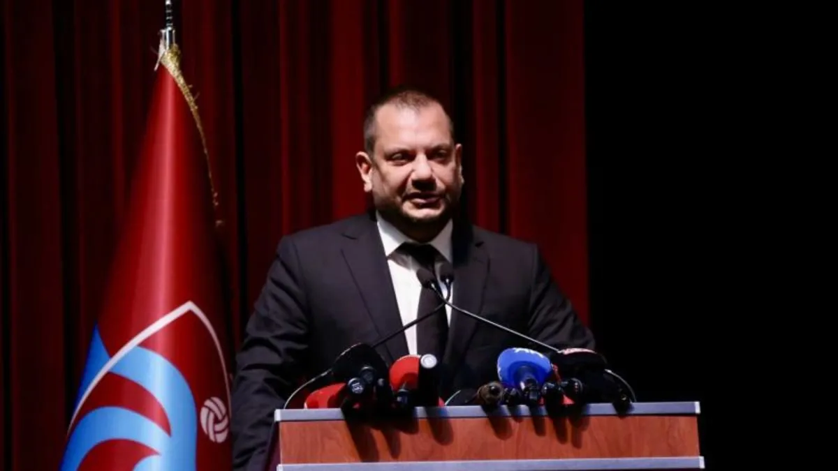 Trabzonspor Başkanı Ertuğrul Doğan'dan Fatih Tekke'ye övgü!