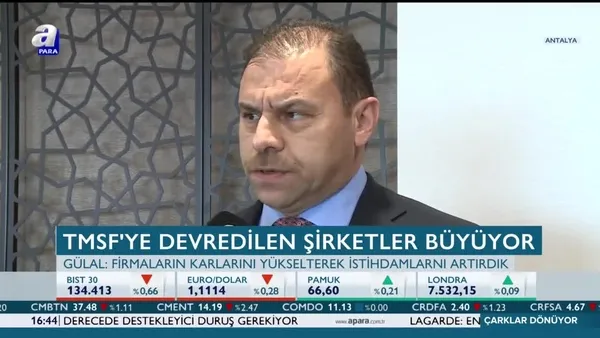 TMSF Başkanı Muhiddin Gülal'dan A Para'ya özel açıklamalar