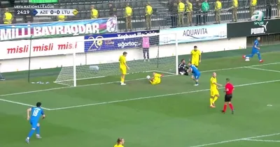 MAÇ ÖZETİ İZLE | Azerbaycan 1-0 Litvanya