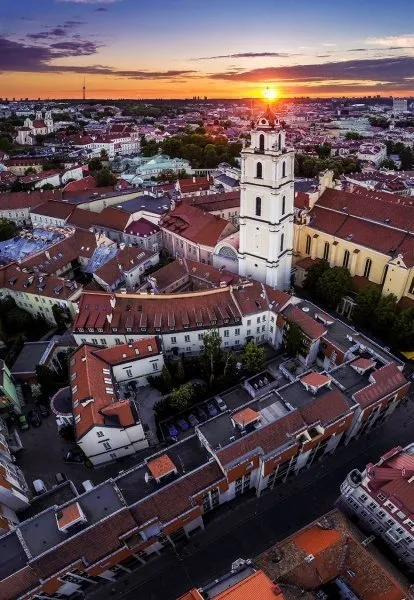 Havadan fotoğraflarla Litvanya
