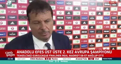 Ergin Ataman, milli takımı işaret etti! Hedefim, A Milli Takım’la da madalya kazanmak