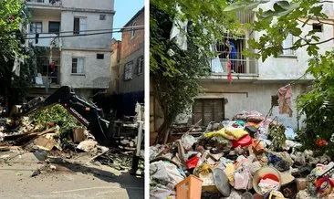 Vatandaşlar ihbarda bulundu: Adana'da bir evden 15 kamyon çöp çıktı #adana