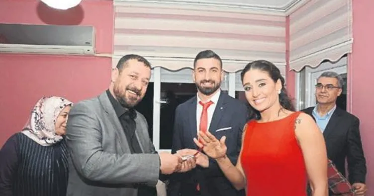 Sporcuların aşkı taçlandı