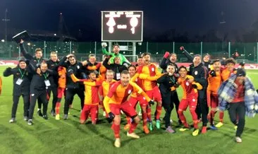Galatasaray’ın gençleri Lokomotiv Moskova’yı 1-0 mağlup etti