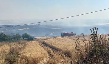Balıkesir'de orman yangını! Alevler kontrol altında #balikesir