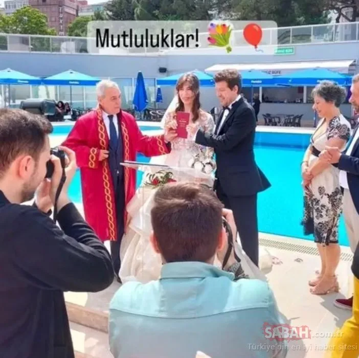 Ünlü oyuncu İlker Aksum muradına erdi! İlker Aksum iki yıldır birlikte olduğu Dilay Ekmekçioğlu’yla evlendi!